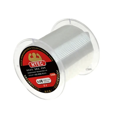 Myk lavstrekk nylon monofilament fiskesnøre Anti-Tangle Clear Color Hovedlederline for karpefiske Isfluefiskeutstyr