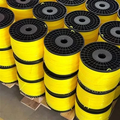Hot Sale Yellow Square Nylon Trimmer Line 2,4-3,0mm|2KG/snelle børstekutterlinje Populær i Brasil og Vietnam